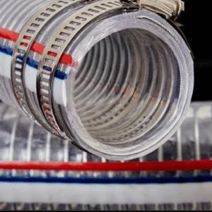 MANGUERA INDUSTRIAL PVC ALMA DE ACERO X ROLLO 50 MTS